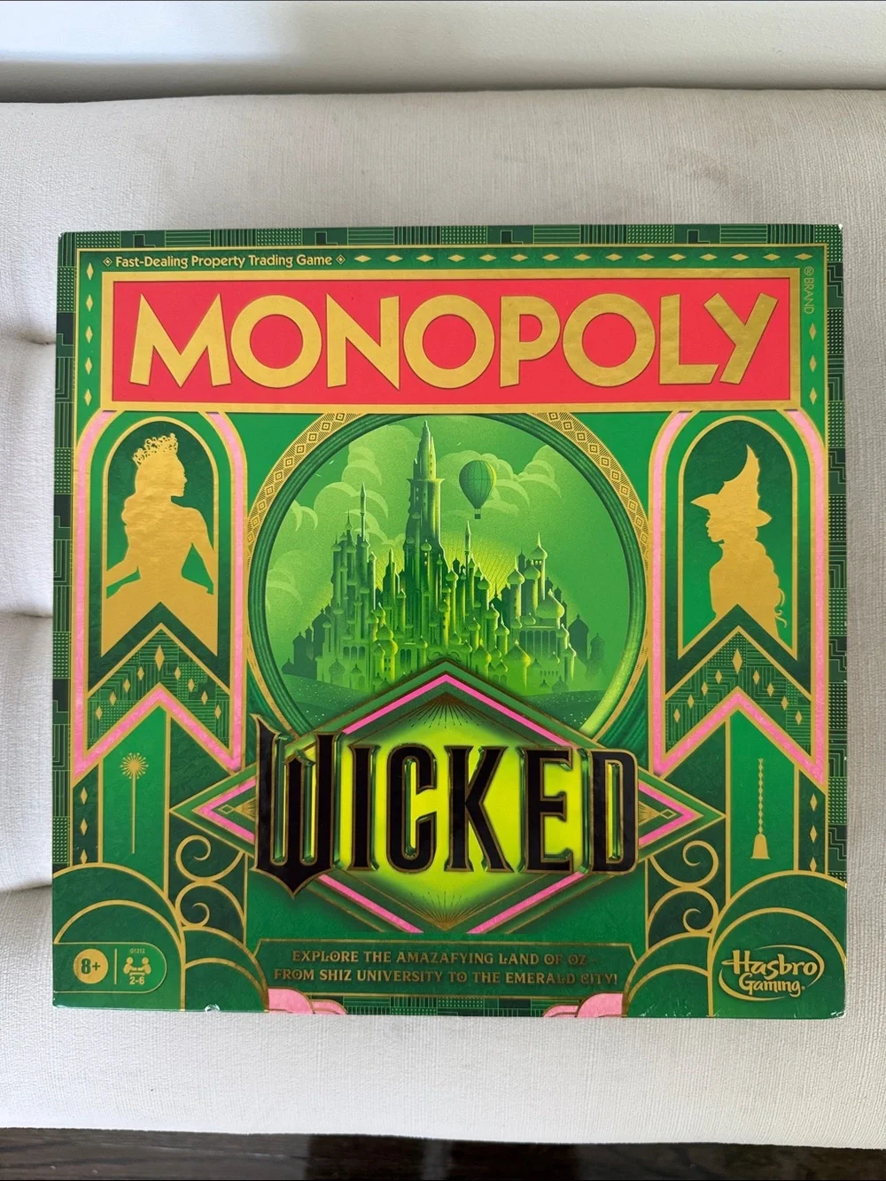 Monopoly Wicked Movie Edition Board Game - NEW